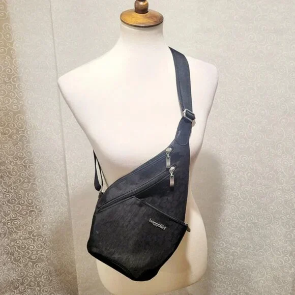 baggallini Mini Crossbody Sling Bag Cheetah - Picture 5 of 7